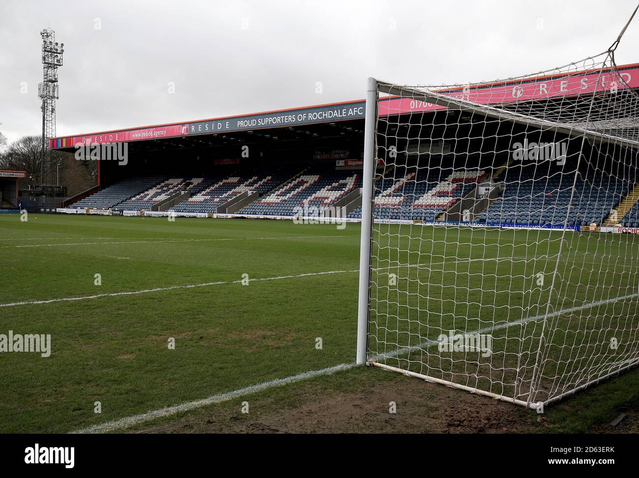 Vue générale du stade Crown Oil Arena avant le match de la Sky Bet League One. Banque D'Images