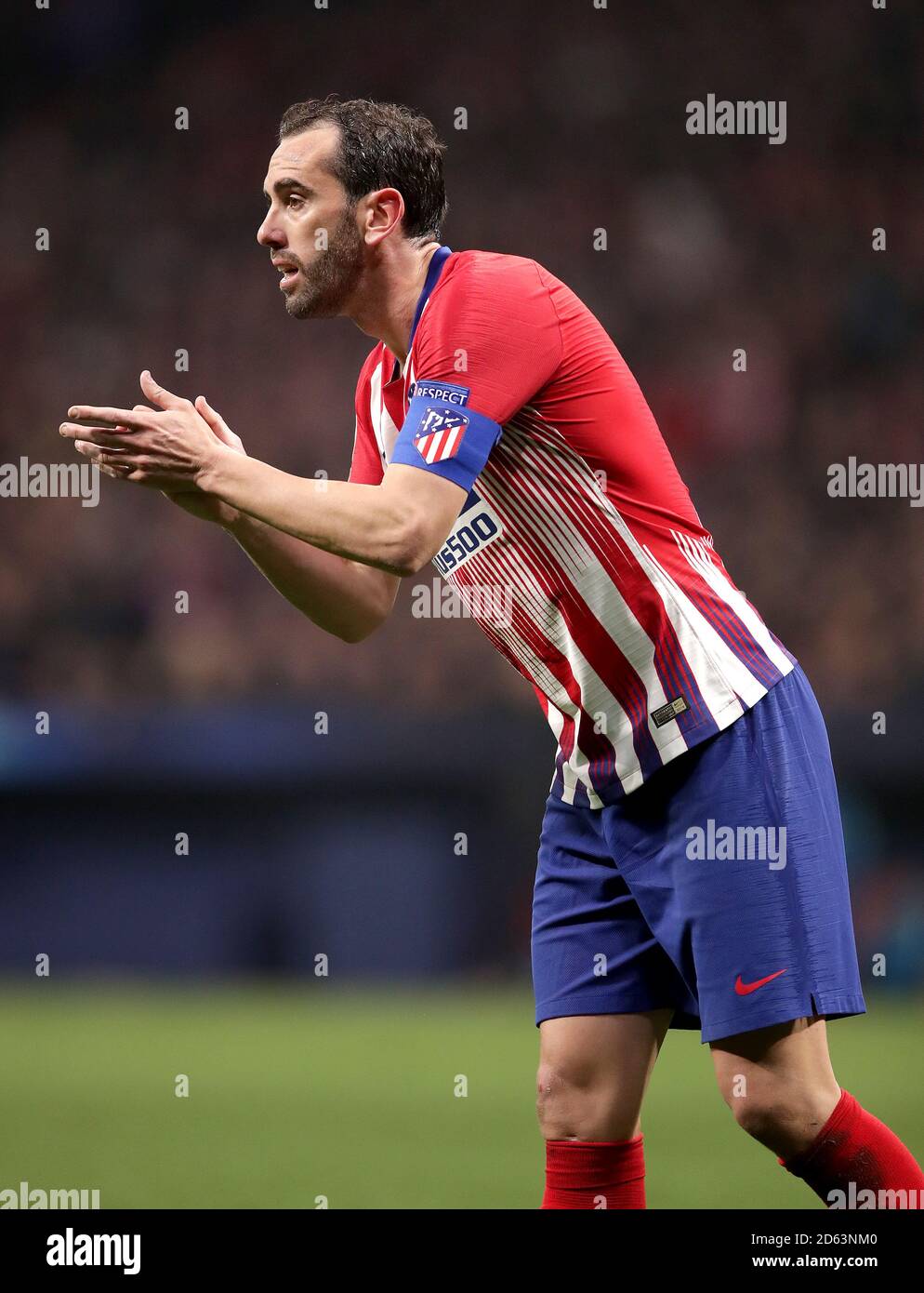 Diego Godin de l'Atletico Madrid Banque D'Images