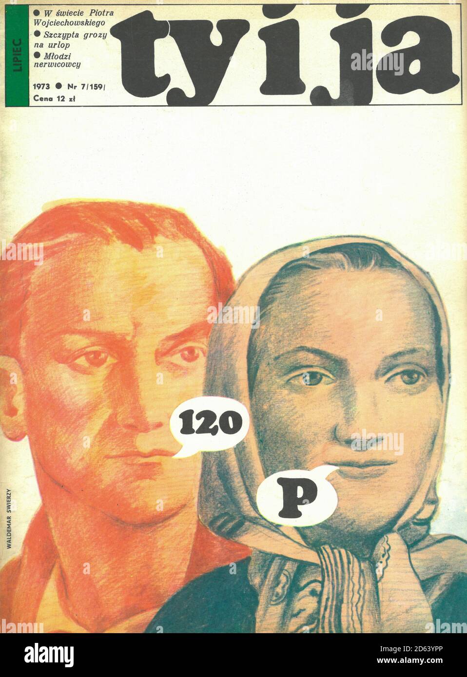 Couverture de Ty i JA, magazine polonais illustré, okładka magynu TY i JA Banque D'Images