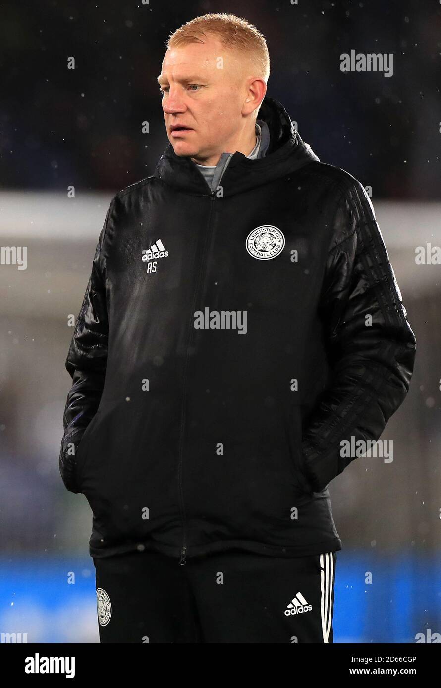 Adam Sadler, premier entraîneur d'équipe de Leicester City Banque D'Images