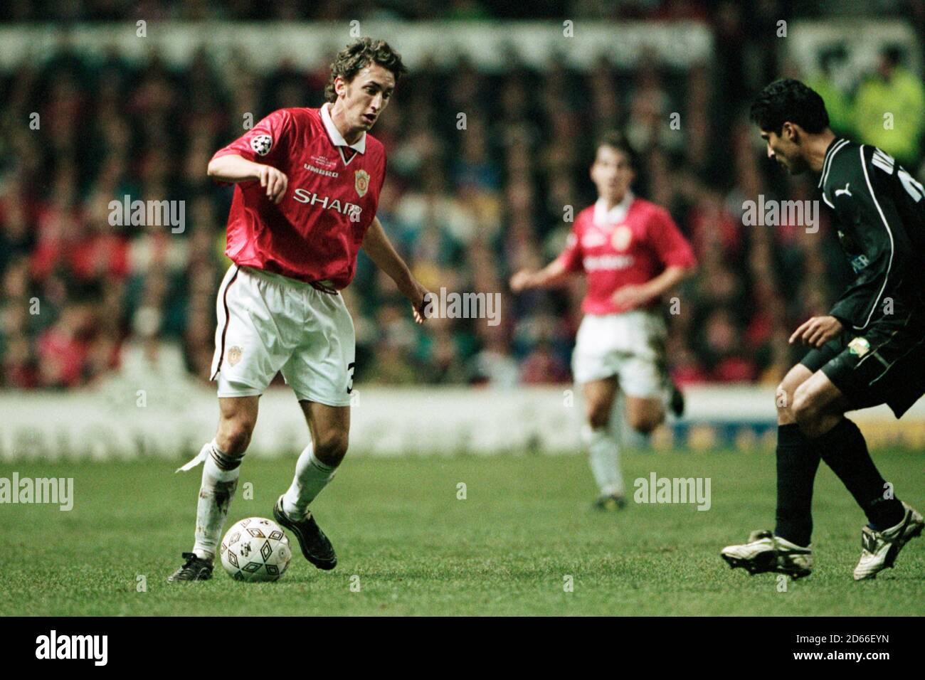 Jonathan Greening de Manchester United en action Banque D'Images