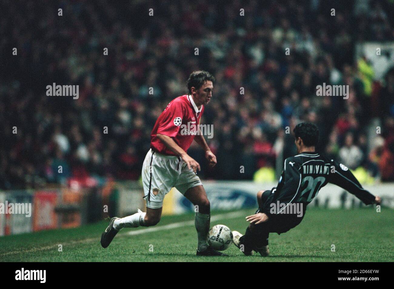 Jonathan Greening de Manchester United en action pendant le match Banque D'Images