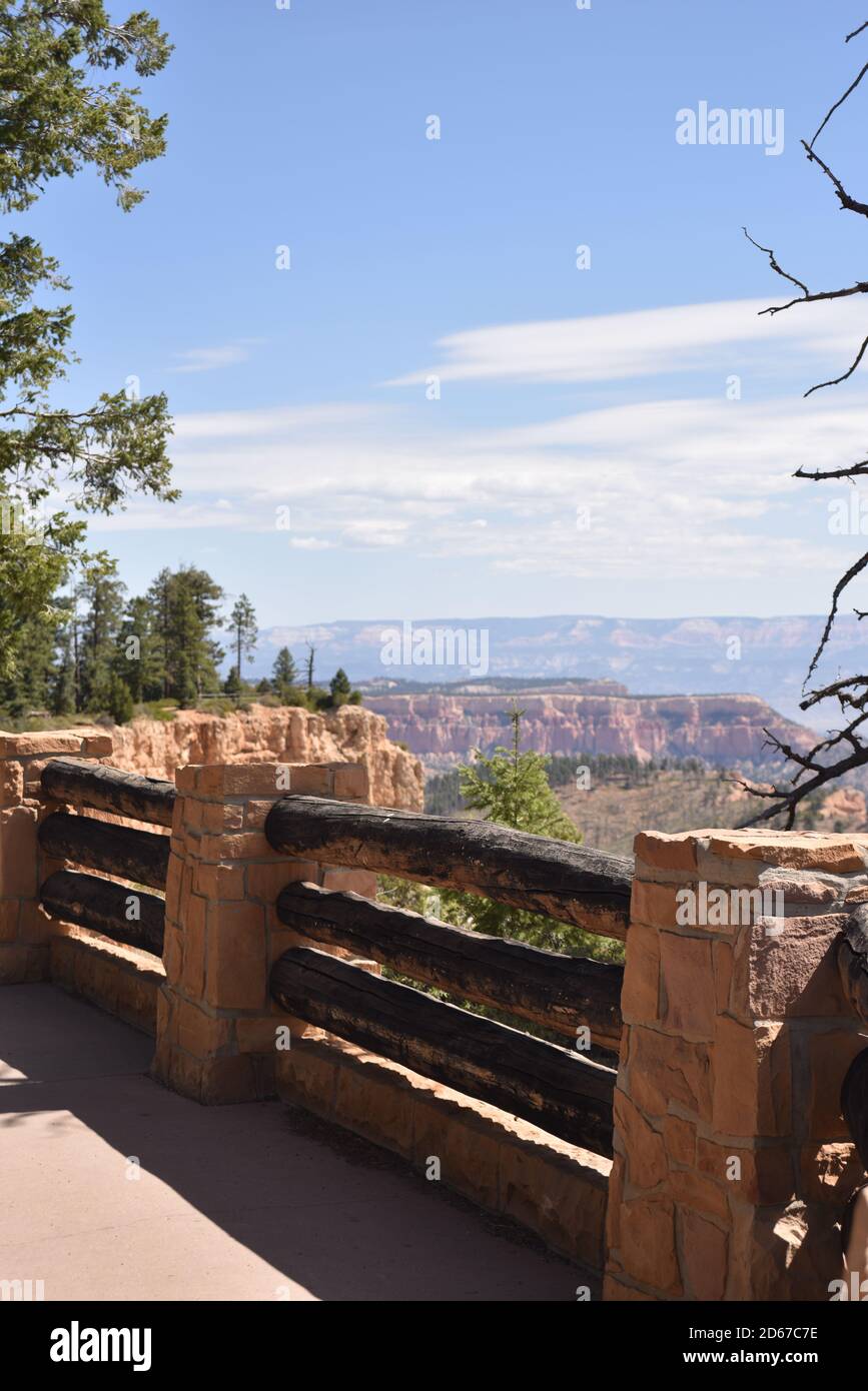 Parc national de Bryce Canyon, UT., États-Unis 8/15/2020. Points de vue de Bryce Canyon : Farview, Fairyland, lever du soleil et coucher de soleil, inspiration et point de Bryce. Banque D'Images