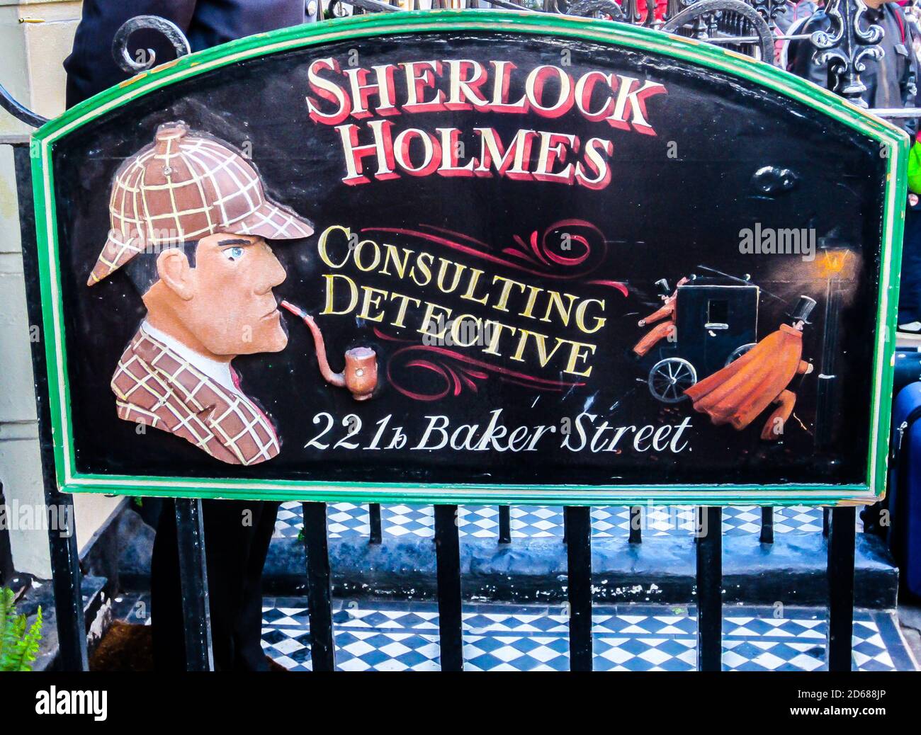 Le musée Sherlock Holmes sur Baker Street 221B, l