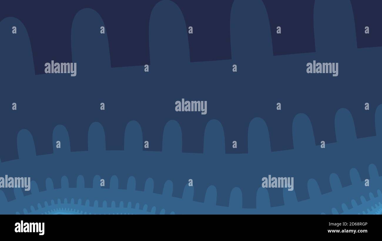 Arrière-plan coloré de la scène nocturne d'Halloween. Banque D'Images