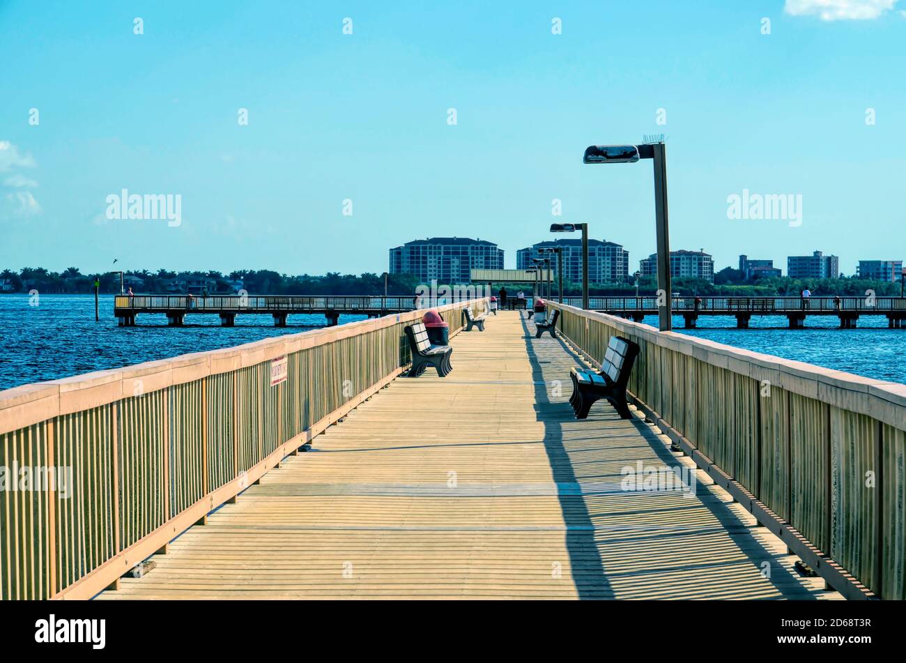 Cape Coral Yacht Club Community Park, Floride Banque D'Images