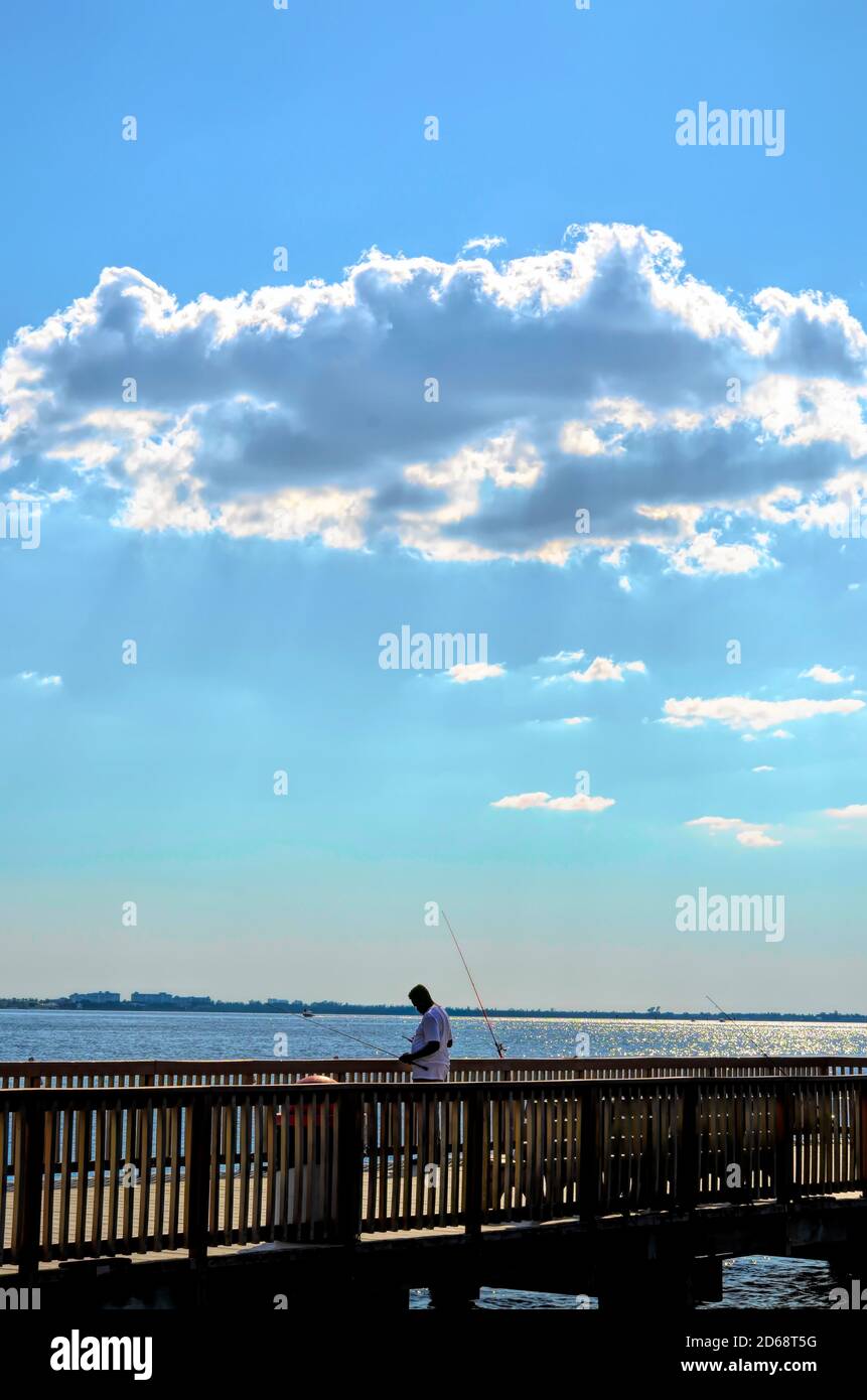 Cape Coral Yacht Club Community Park, Floride Banque D'Images