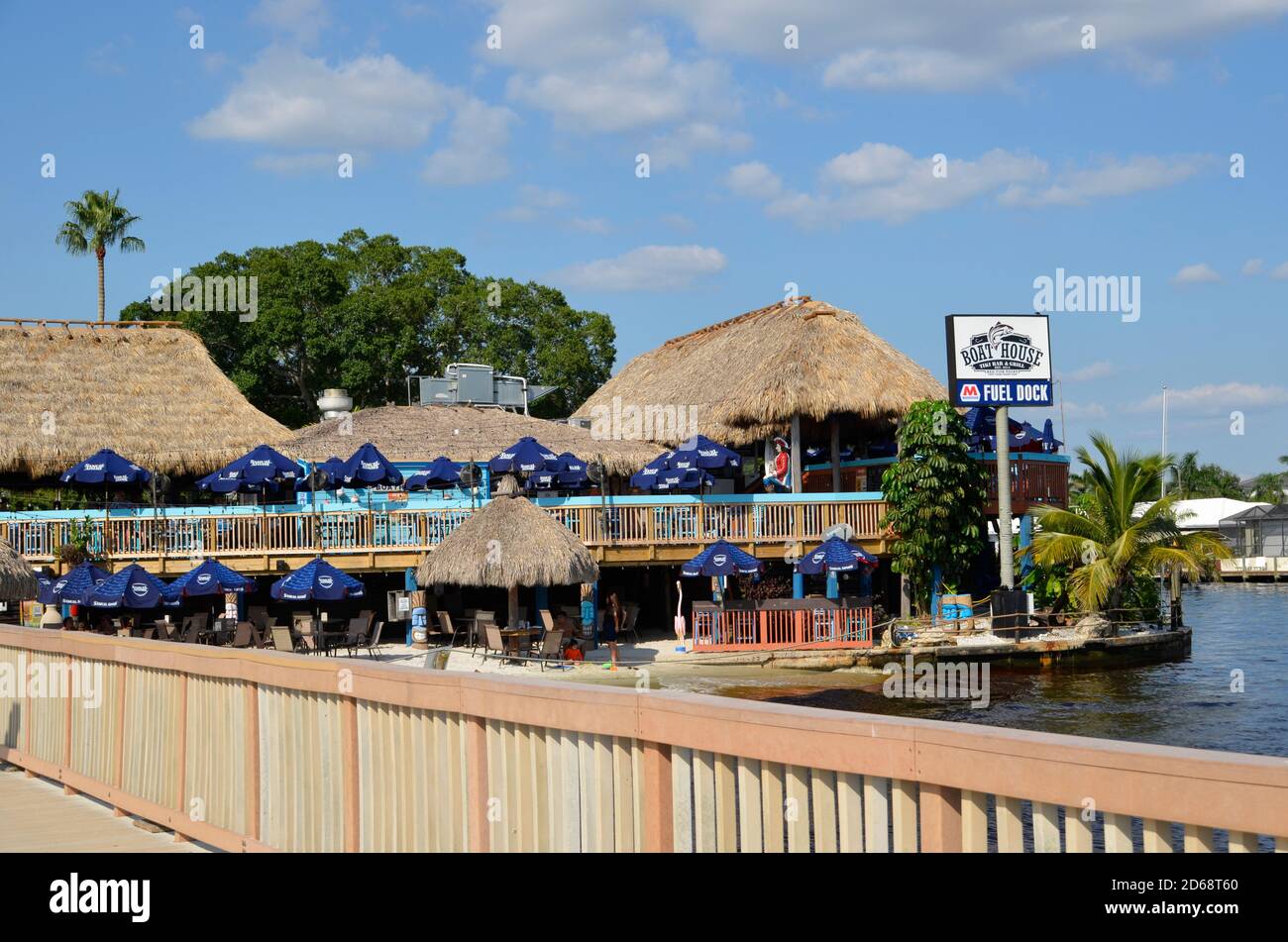 Cape Coral Yacht Club Community Park, Floride Banque D'Images
