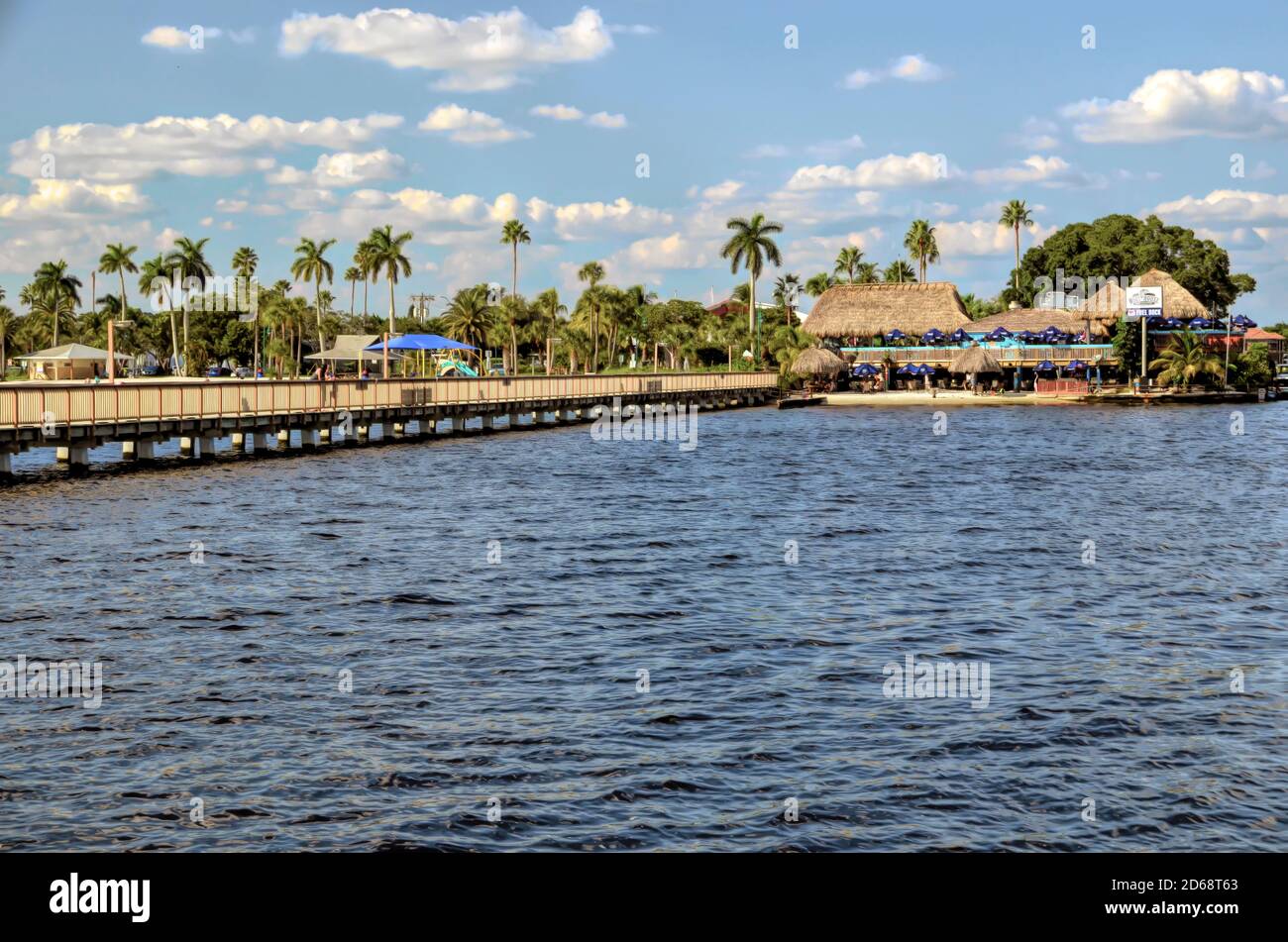 Cape Coral Yacht Club Community Park, Floride Banque D'Images