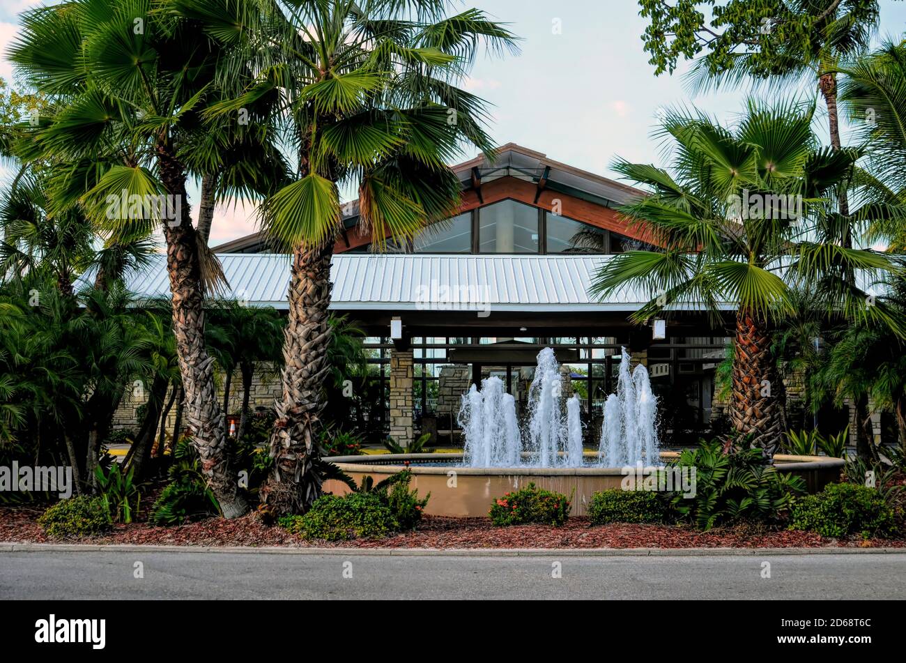 Cape Coral Yacht Club Community Park, Floride Banque D'Images