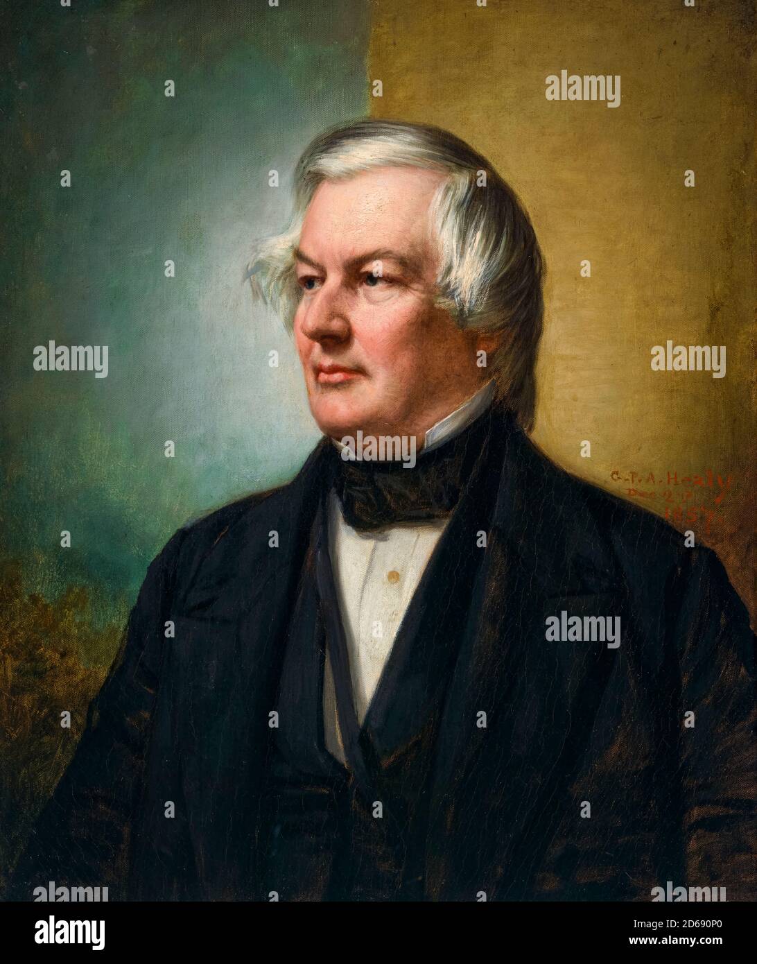 Millard Fillmore (1800-1874), 13e président des États-Unis, portrait peint par George Peter Alexander Healy, 1857 Banque D'Images