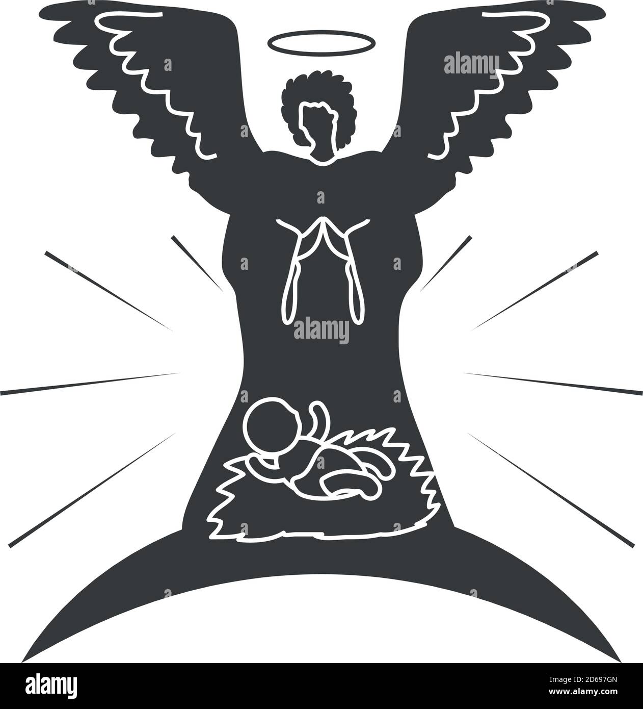 Noel Bebe Silhouette Et Angel L Etoile De Noel Image Vectorielle Stock Alamy Noel Bebe Silhouette Et Angel L Etoile De Noel Image Vectorielle Stock Alamy