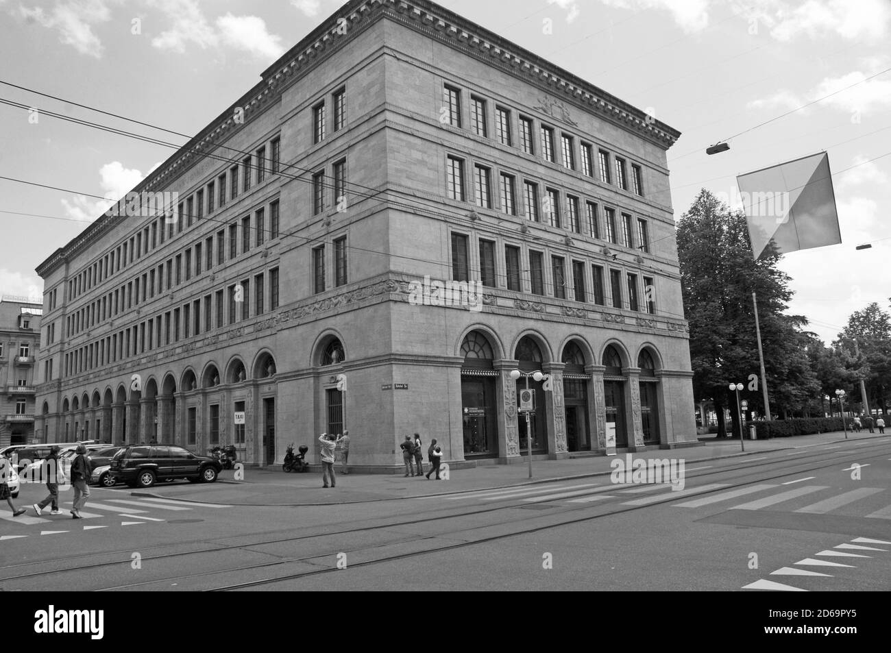 La Banque nationale suisse Stäfa est sous pression en raison des pertes de change Banque D'Images