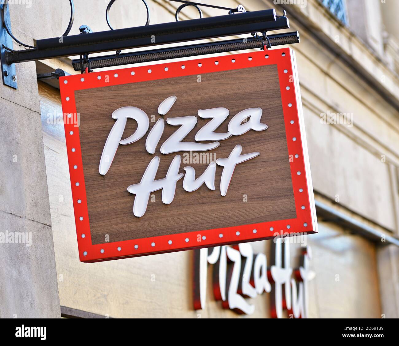 Pizza Hut Restaurant, The Strand, Londres, Royaume-Uni Banque D'Images
