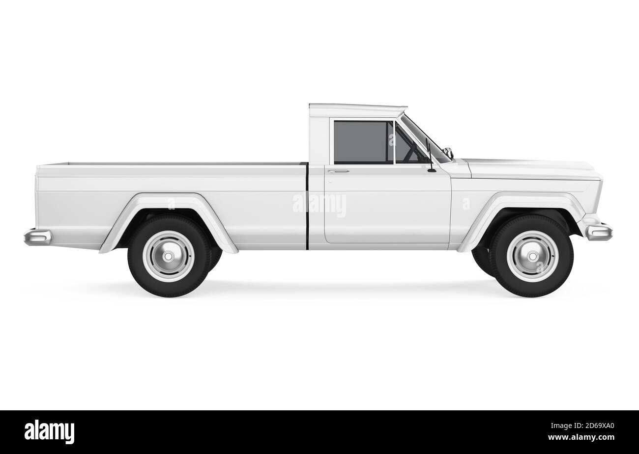 Camionnette Vintage Isolée Banque D'Images