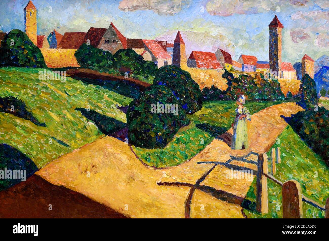 Alte Stadt II 1902 Vieille Ville II Vassily Kandinsky Mus e Georges 