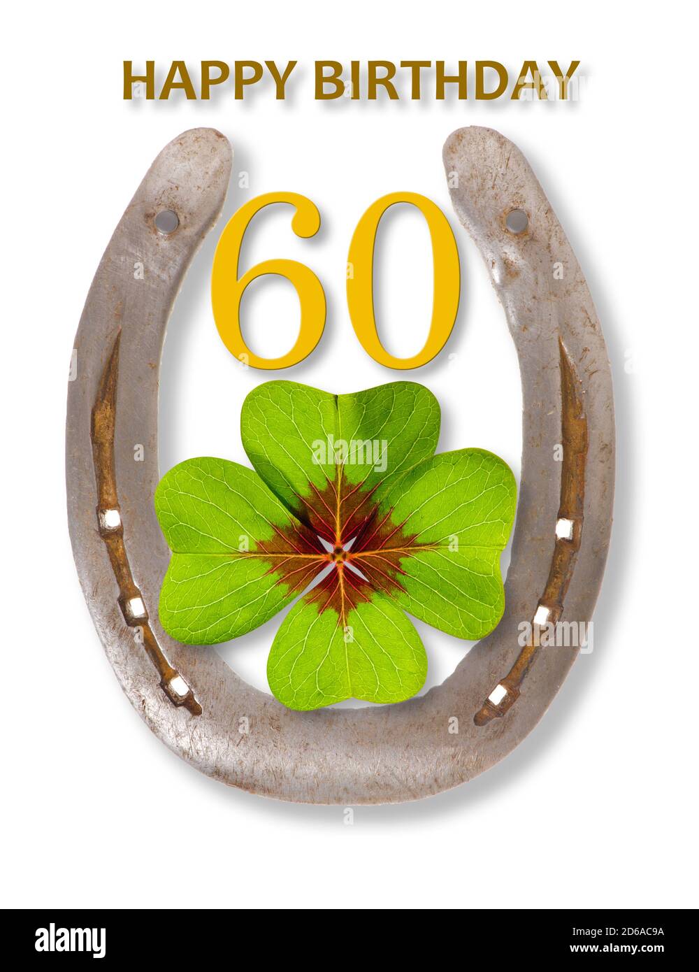 félicitations joyeux anniversaire au 60e anniversaire Banque D'Images