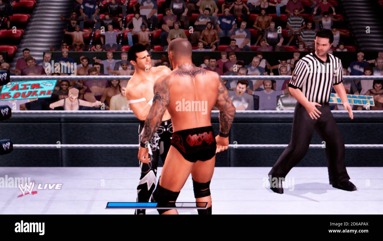 Wwe Smackdown Vs Raw 11 Sony Playstation 2 Ps2 Usage Editorial Seulement Photo Stock Alamy