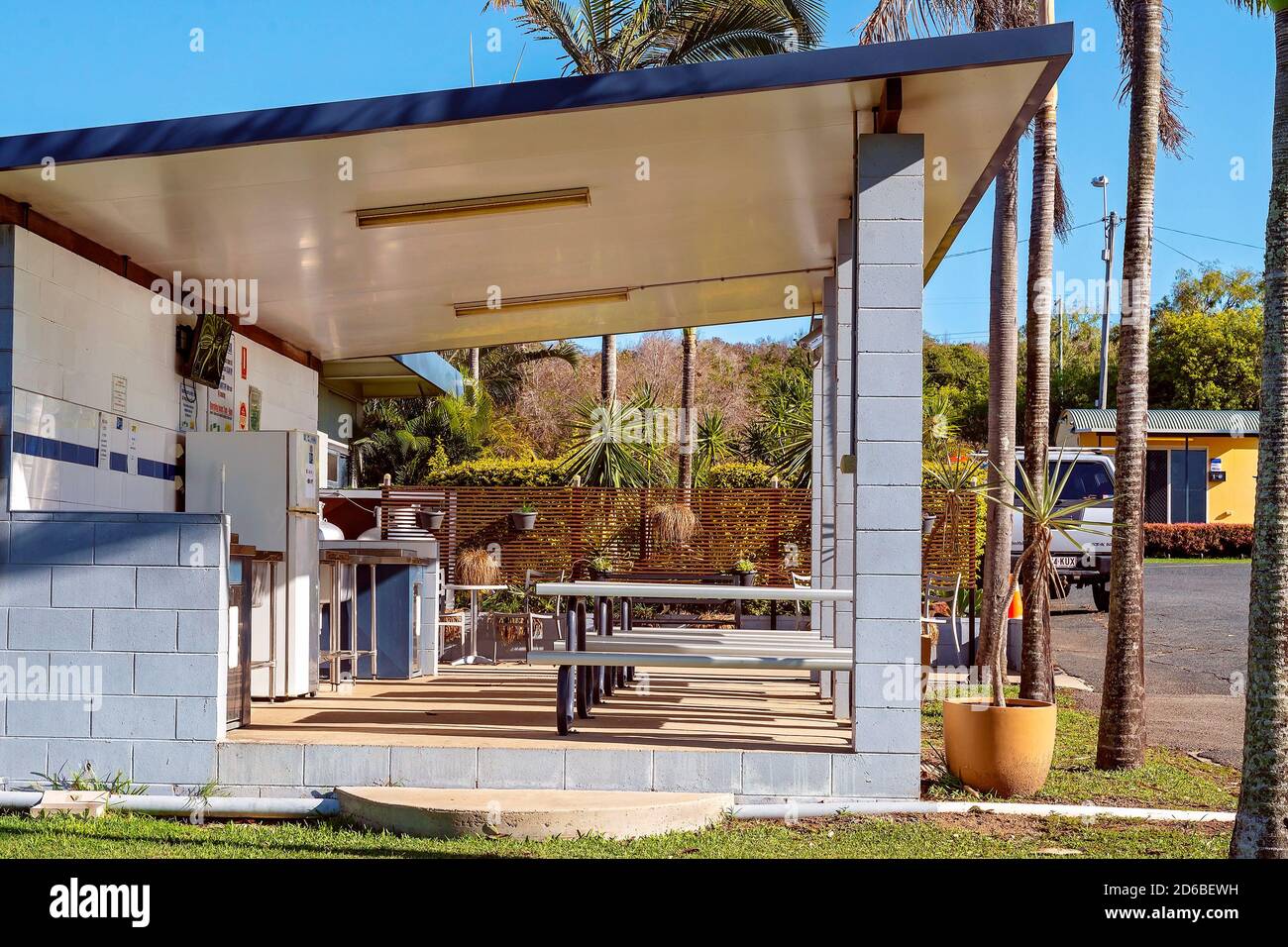 Installations de camping et de cuisine Banque de photographies et d