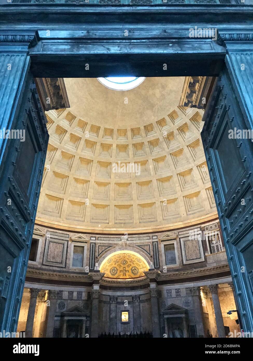 Panthéon à Rome avec les 2000 ans, mais toujours le plus grand dôme en béton non renforcé au monde Banque D'Images