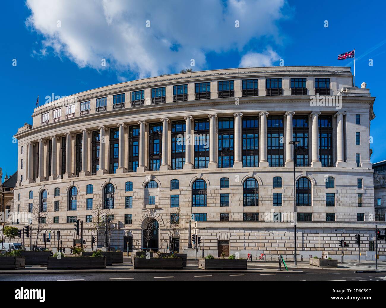 Unilever House London - Unilever PLC Head Office London - Bâtiment de style art déco néoclassique, ouvert en 1933, Arch Lomax-Simpson et John Burnett & Partners. Banque D'Images