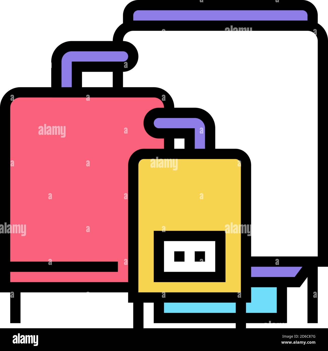 illustration vectorielle d'icône de couleur pour la fabrication de médicaments pharmaceutiques Illustration de Vecteur