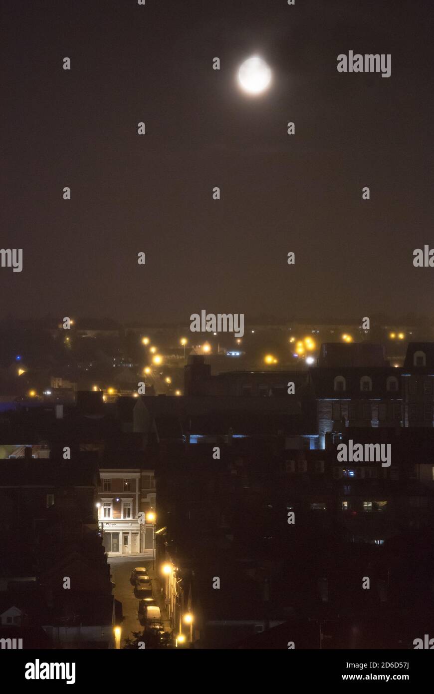 17.07.2019, Derry, Irlande du Nord, Royaume-Uni - nuit sur le quartier catholique Bogside. Derry est un bastion des syndicalistes de l'Irelan du Nord Banque D'Images