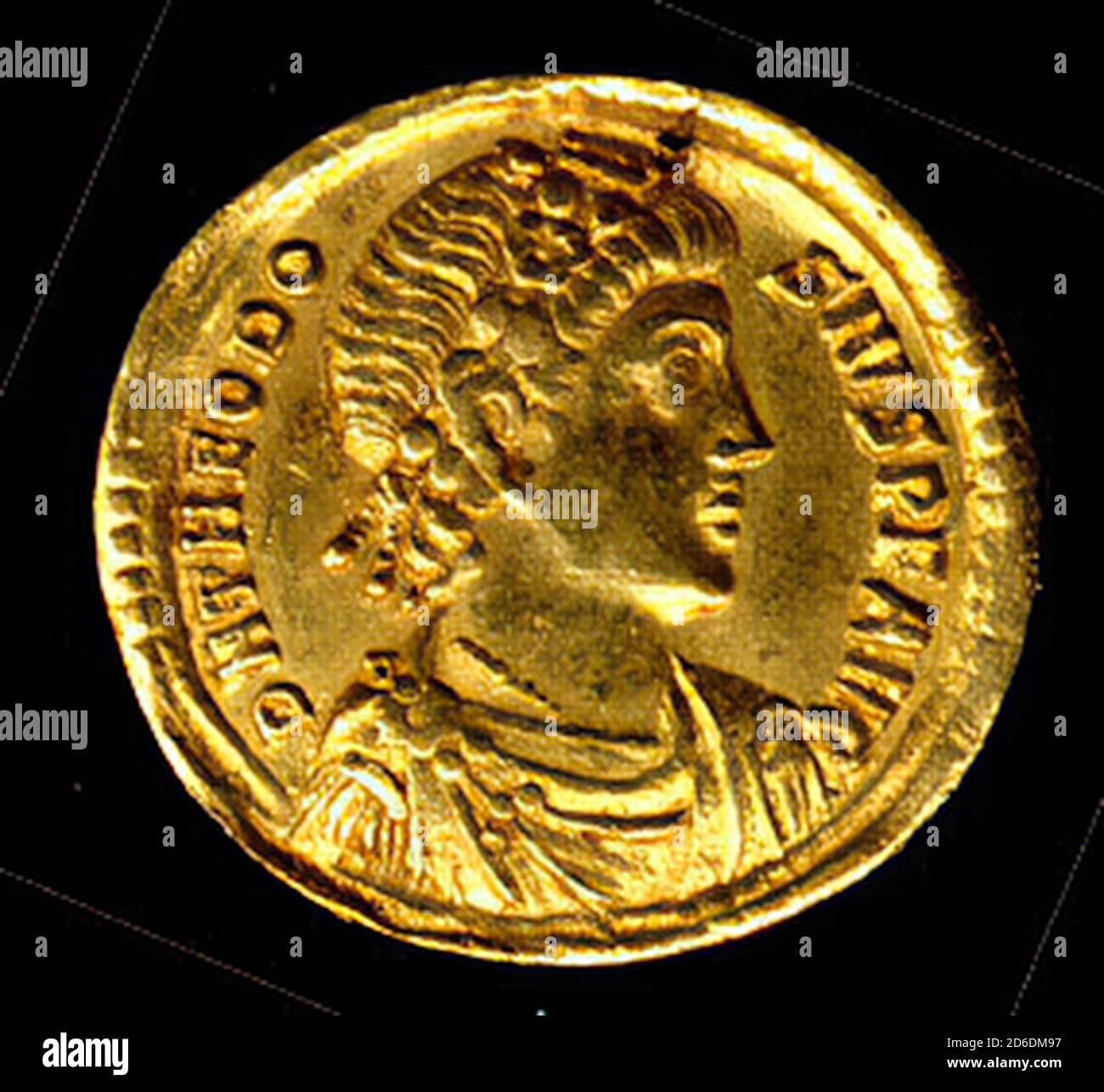 Pièce De Monnaie Ancienne Empire Romain - Théodose Ier (379-395 Ap. J.-C.), Bronze Non Nettoyé