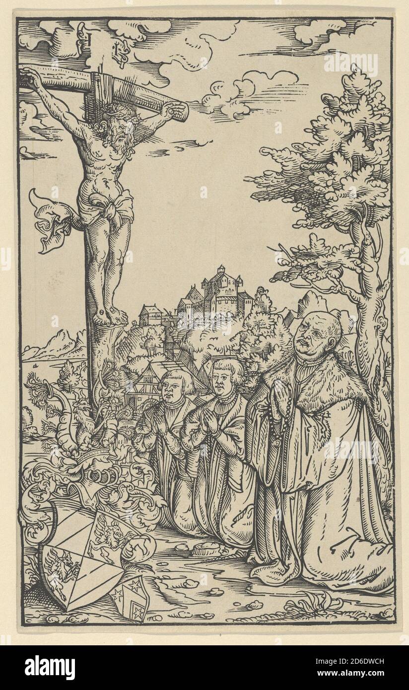 Livre-assiette de Christoph Scheurl, XVIe siècle. Banque D'Images