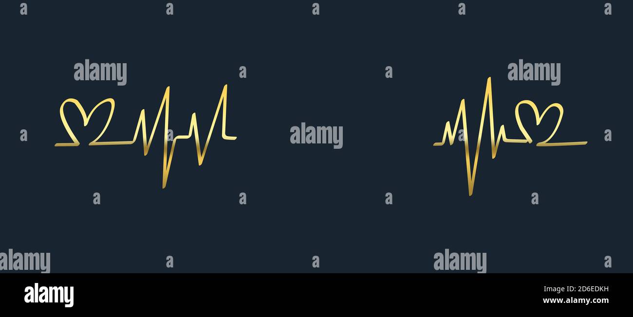 ECG de fréquence cardiaque et cardiaque. Banque D'Images