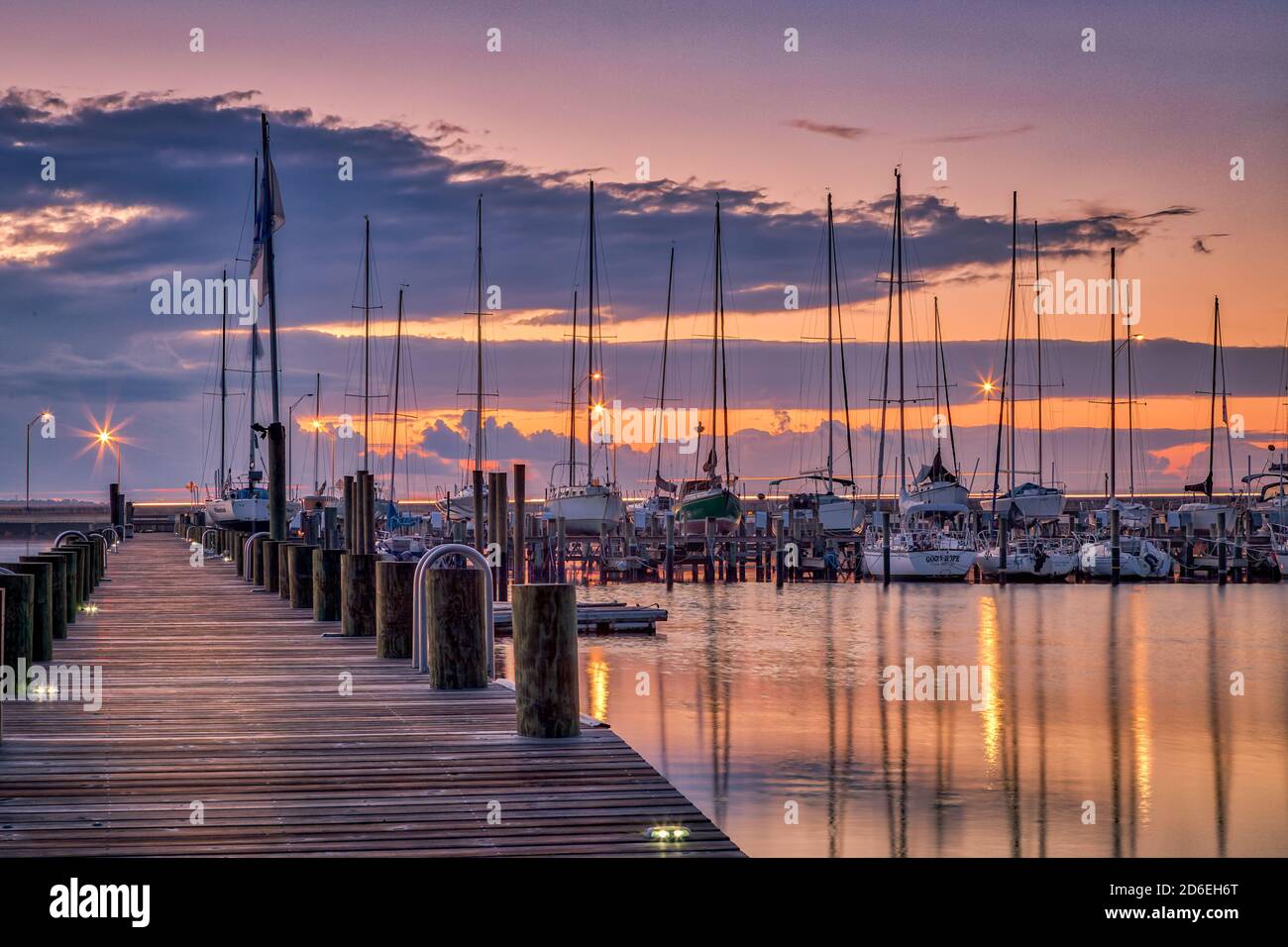 Club de voile Banque D'Images