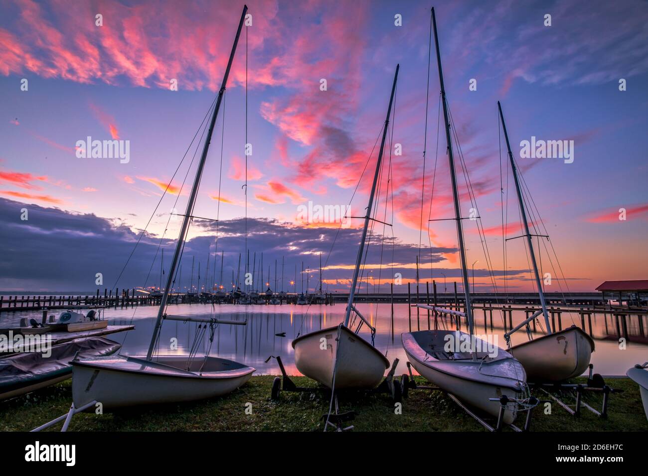 Club de voile Banque D'Images