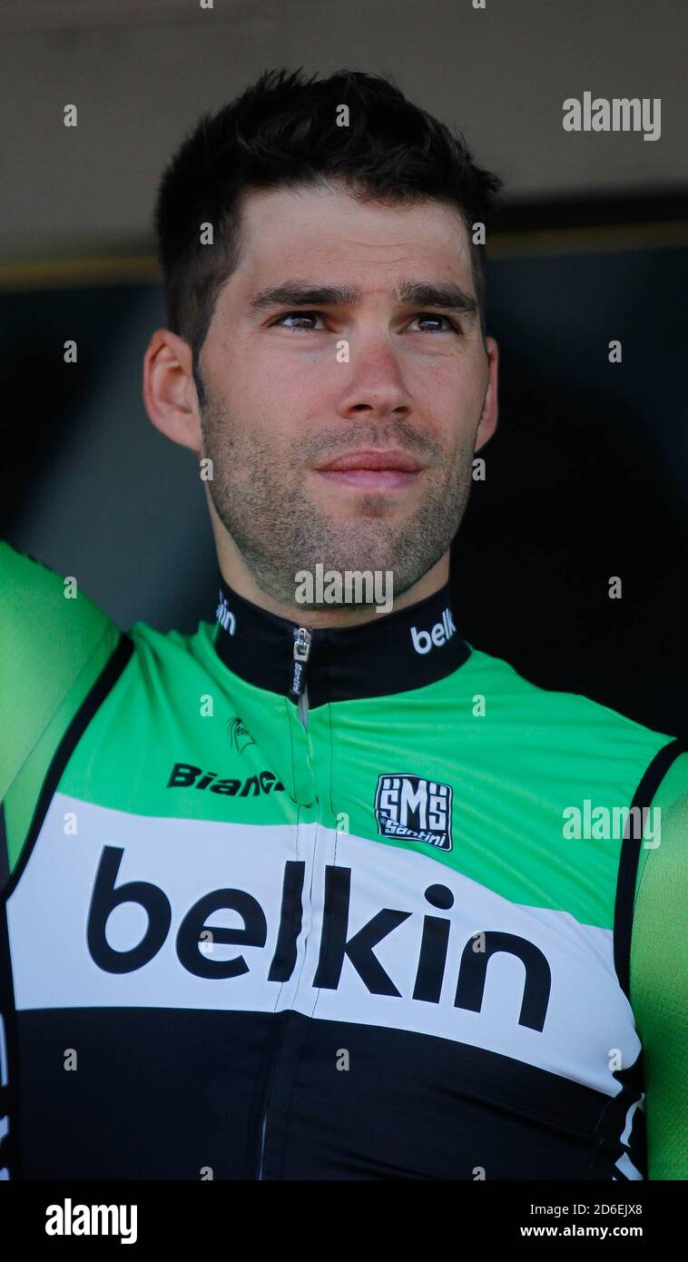 WYNANTS Maarten de Belkin-Pro Cycling Team pendant 1ere Etape Rambouillet - Saint-Georges-sur-Baulche Paris Nice 2014 le 09 2014 mars à Rambouillet photo Laurent Lairys / DPPI Banque D'Images