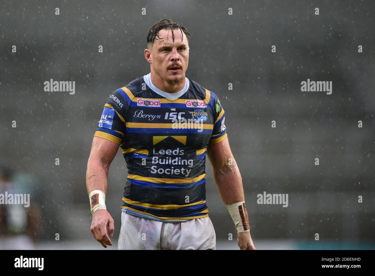 James Donaldson (25) de Leeds Rhinos pendant le match Banque D'Images