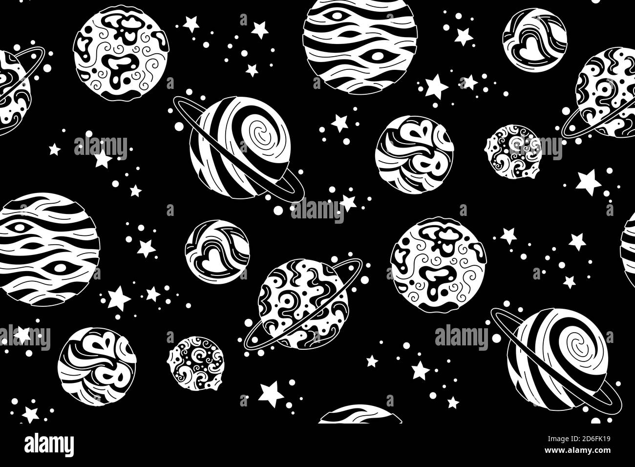 Galaxie espace Banque d'images noir et blanc - Alamy