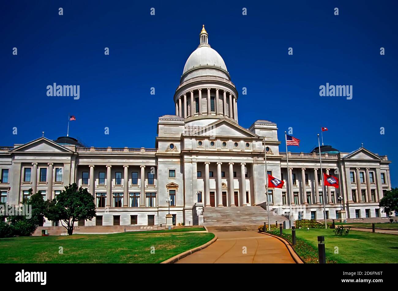 Little Rock Arkansas State Capitol Building Banque D'Images