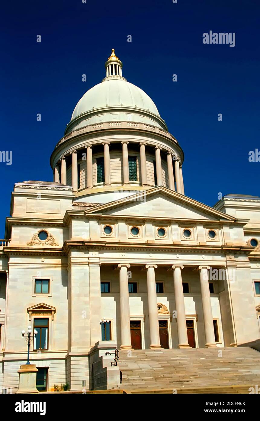 Little Rock Arkansas State Capitol Building Banque D'Images
