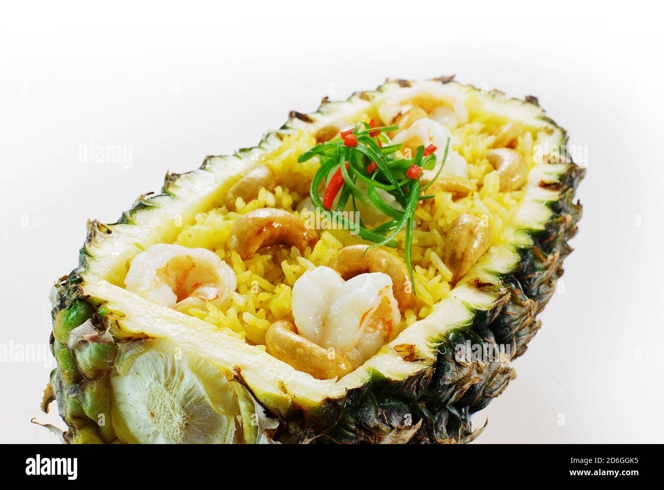 Cuisine thaïlandaise riz frit à l'ananas Banque D'Images