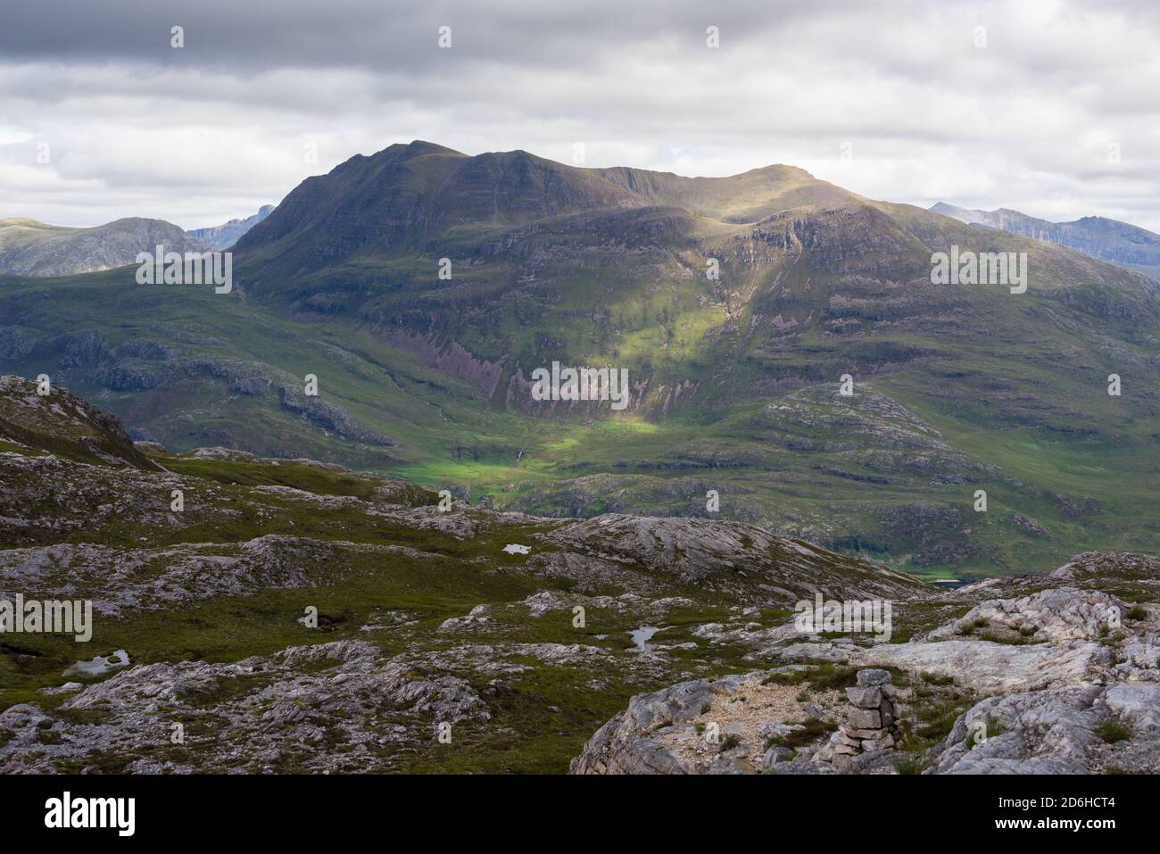 Slioch de la réserve naturelle nationale de Beinn Eighe, Écosse Banque D'Images