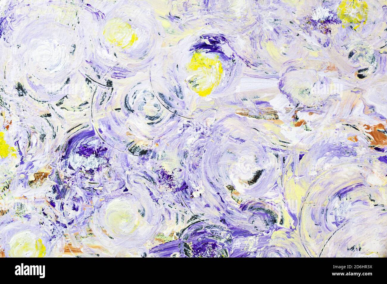 Taches de peinture colorées. Arrière-plan abstrait expressif. Texture dessinée à la main Banque D'Images