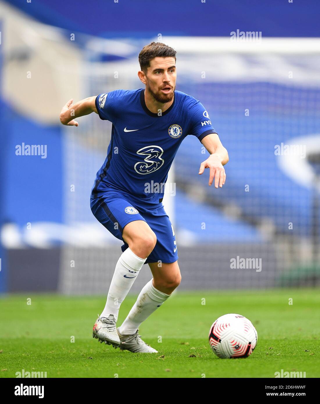 Londres, Angleterre, 17 octobre 2020 Jorginho Chelsea c. Southampton. Première ligue. Crédit : Mark pain / Alamy Live News Banque D'Images