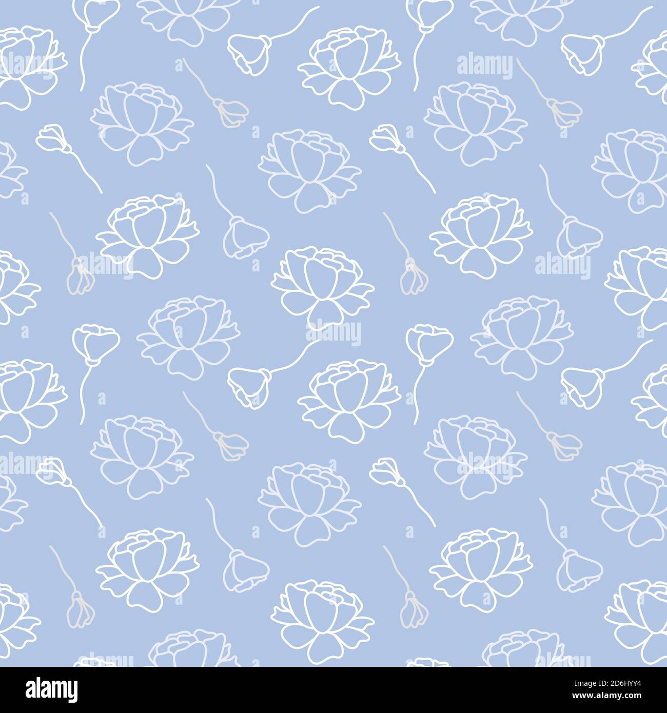 Vector light blue simple main dessiné sans couture fond de motif. Illustration de Vecteur