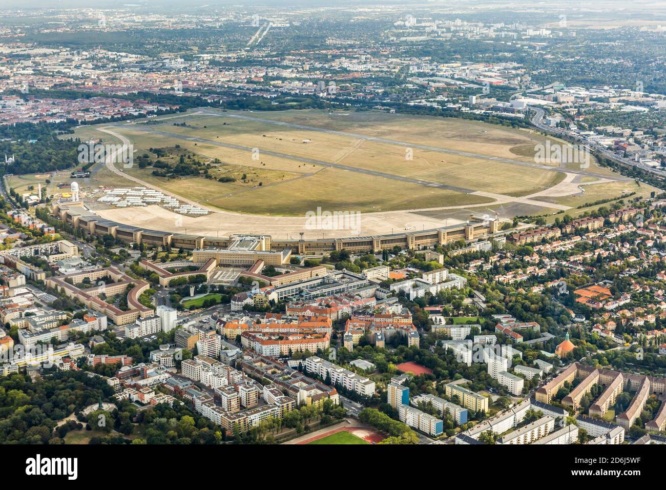 Terminal de l'aéroport de Berlin Tempelhof, Berlin, Allemagne Banque D'Images