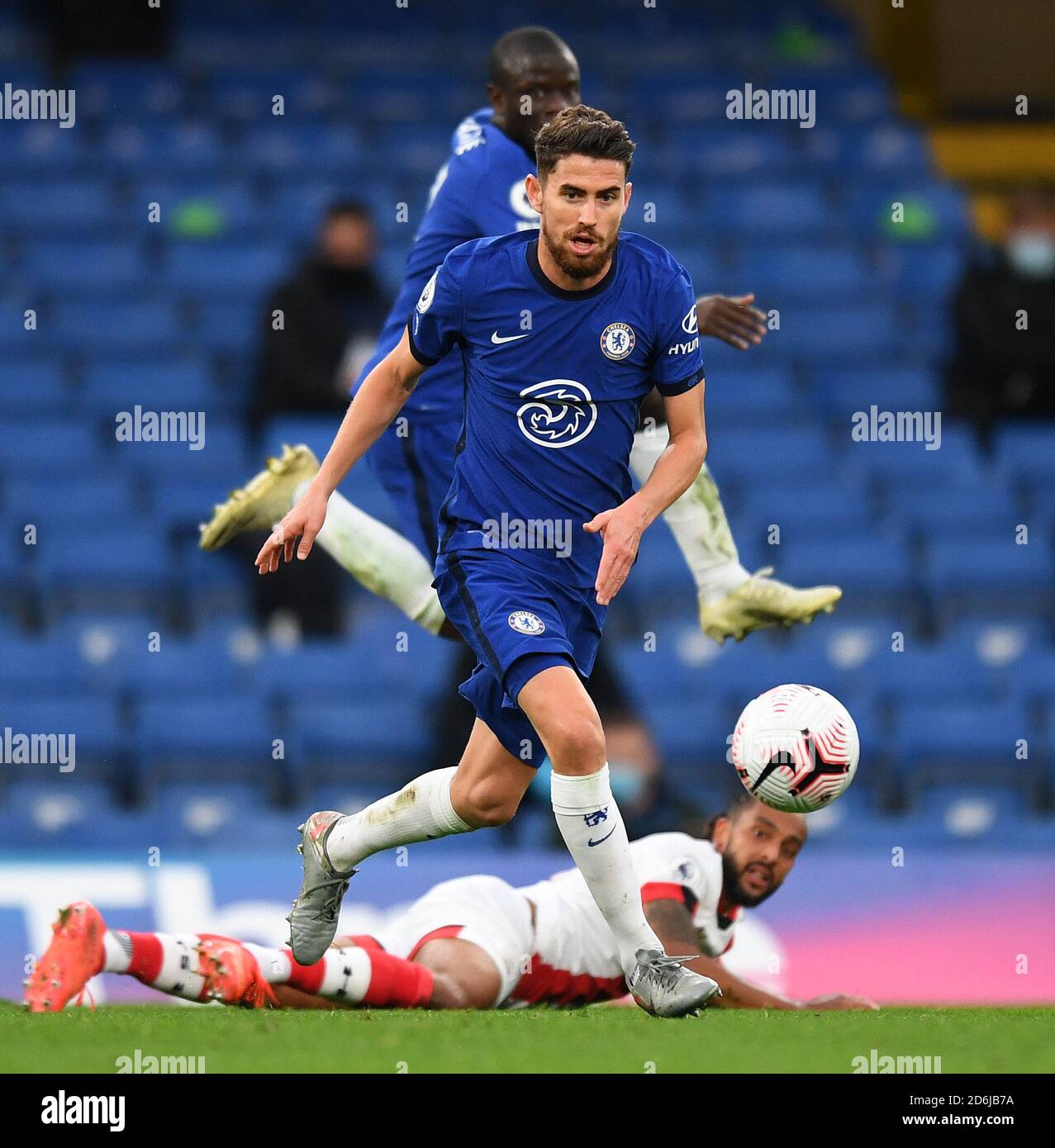 Londres, Angleterre, 17 octobre 2020 Jorginho Chelsea c. Southampton. Première ligue. Crédit : Mark pain / Alamy Live News Banque D'Images