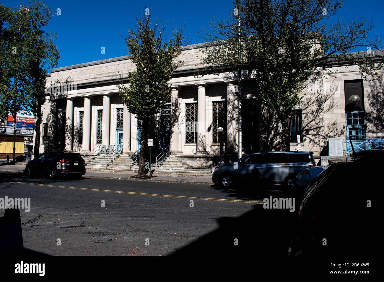 Le Plainfield NJ États-Unis postal Building Banque D'Images