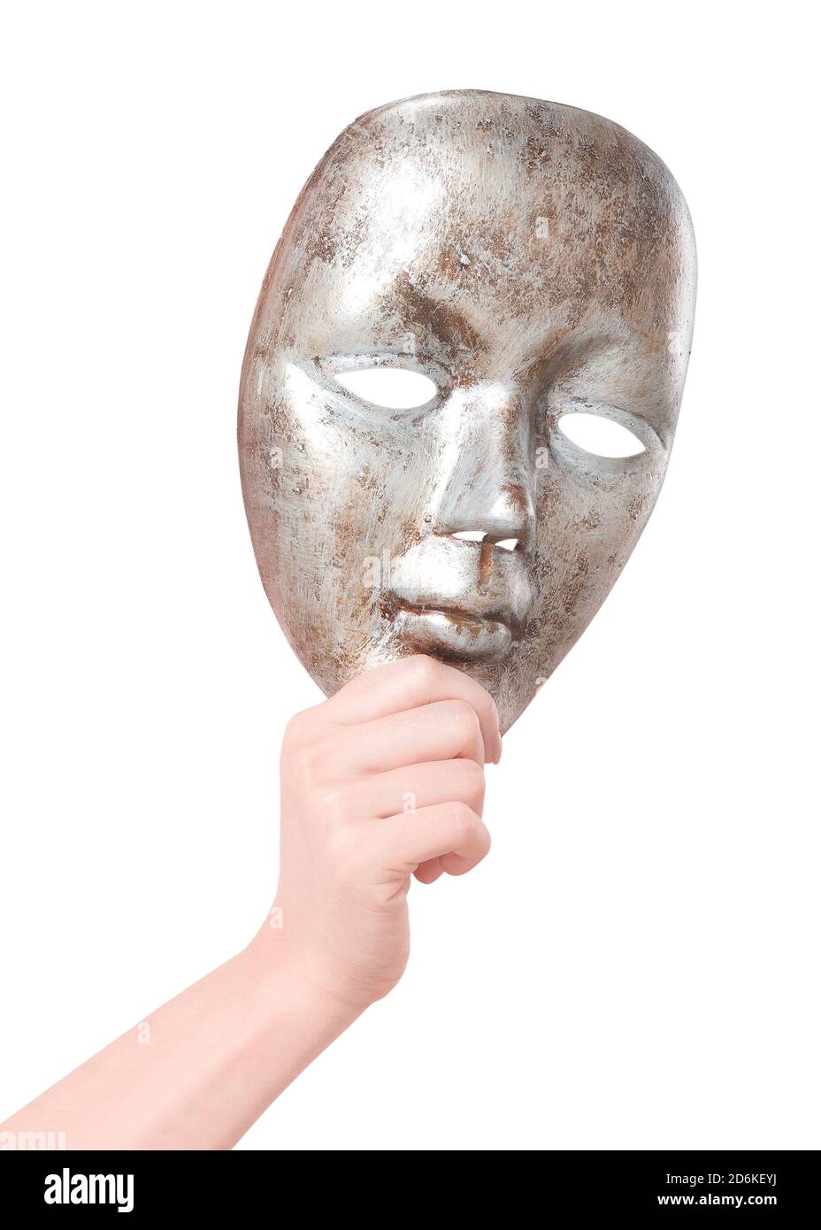 Masque de main femelle Banque D'Images