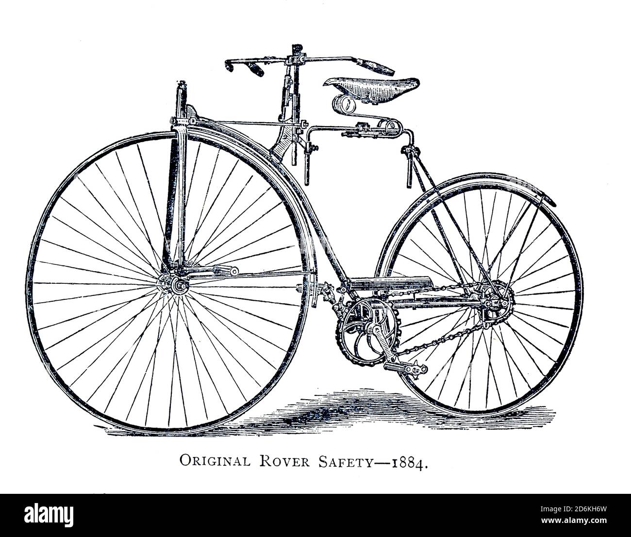 Original Rover Safety 1884 de Wheeling, un manuel indispensable pour les cyclistes, avec plus de deux cents illustrations de porter, Luther Henry. Publié à Boston en 1892 Banque D'Images