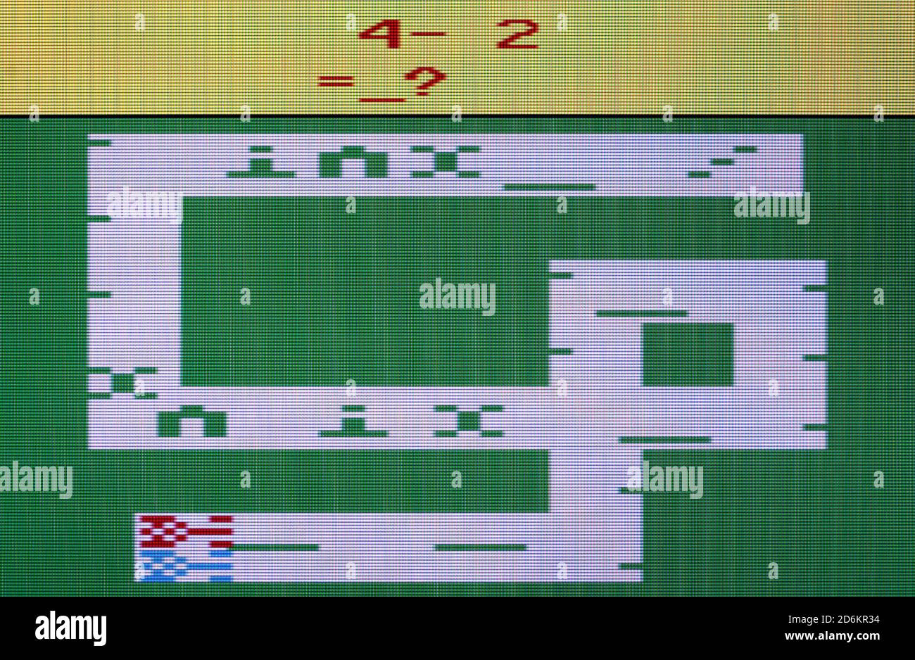 Math Gran Prix - Atari 2600 VCS Videogame - Editorial à utiliser uniquement Banque D'Images