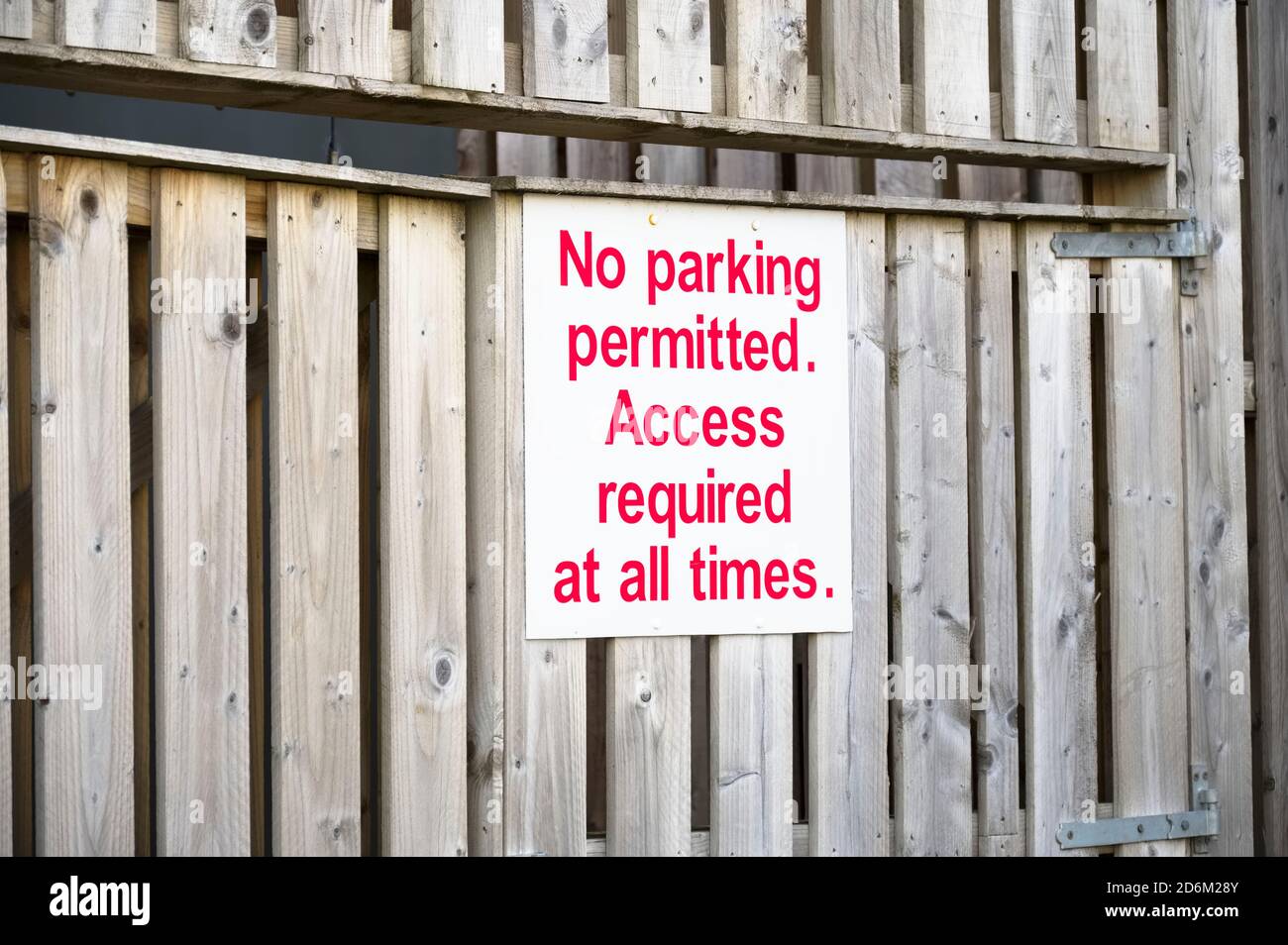 Pas de parking parking privé, pas de panneau tournant Banque D'Images