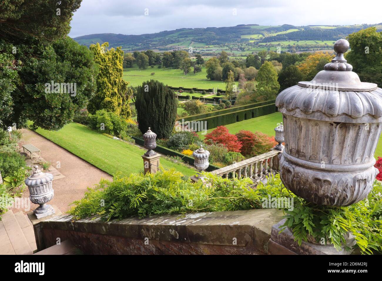 marches du jardin Banque D'Images